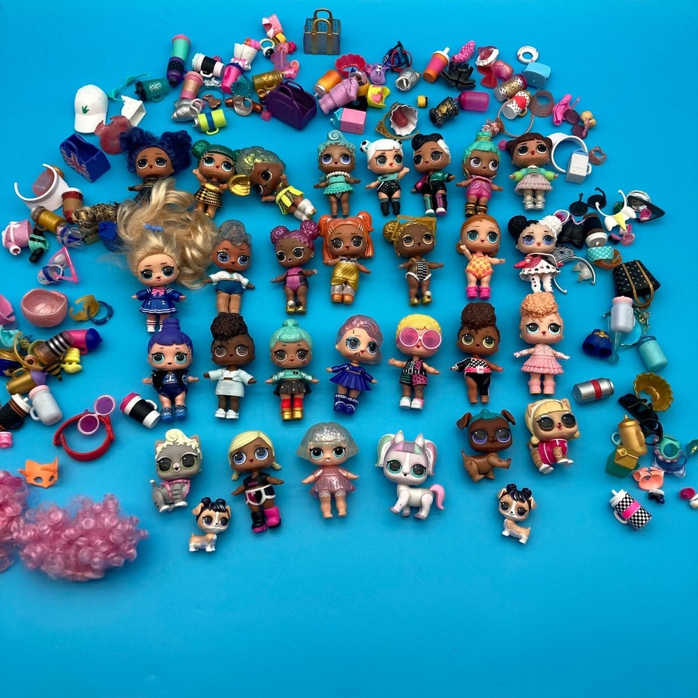 LOL Surprise Doll Lot of 30 Tots Pets Accessories Clothes Shoes Mixed Toys